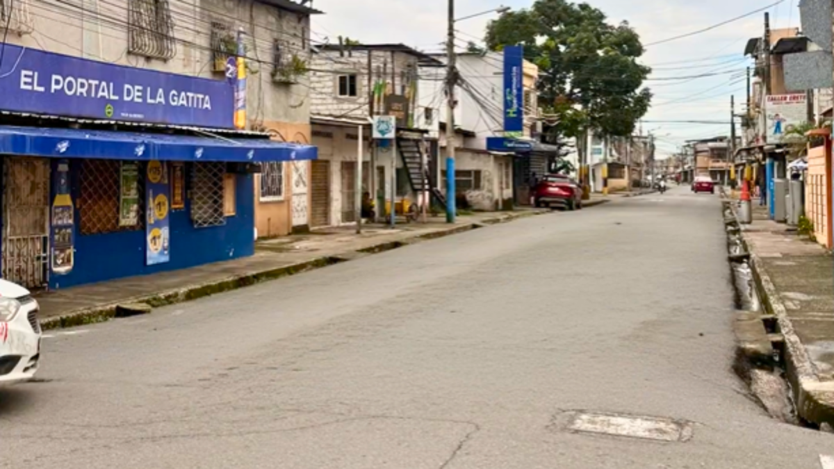 Un tramo de la Doceava (calle Otavalo), en Guayaquil, que será intervenido.