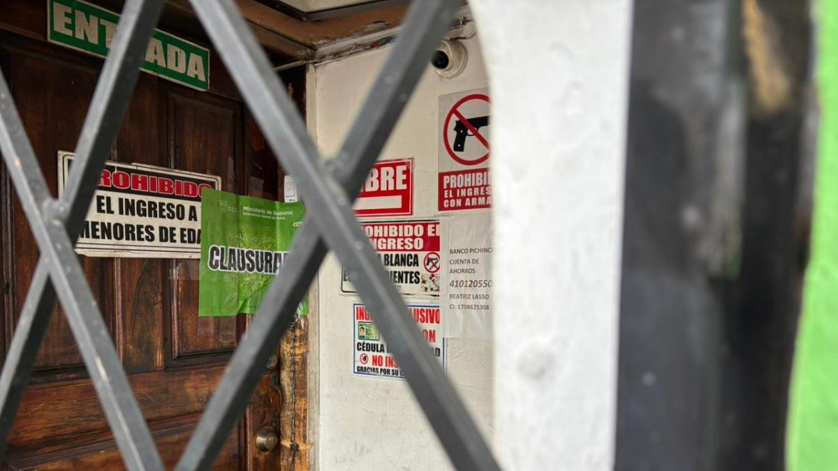 El lugar fue clausurado luego de perpetrado el atentado armado.