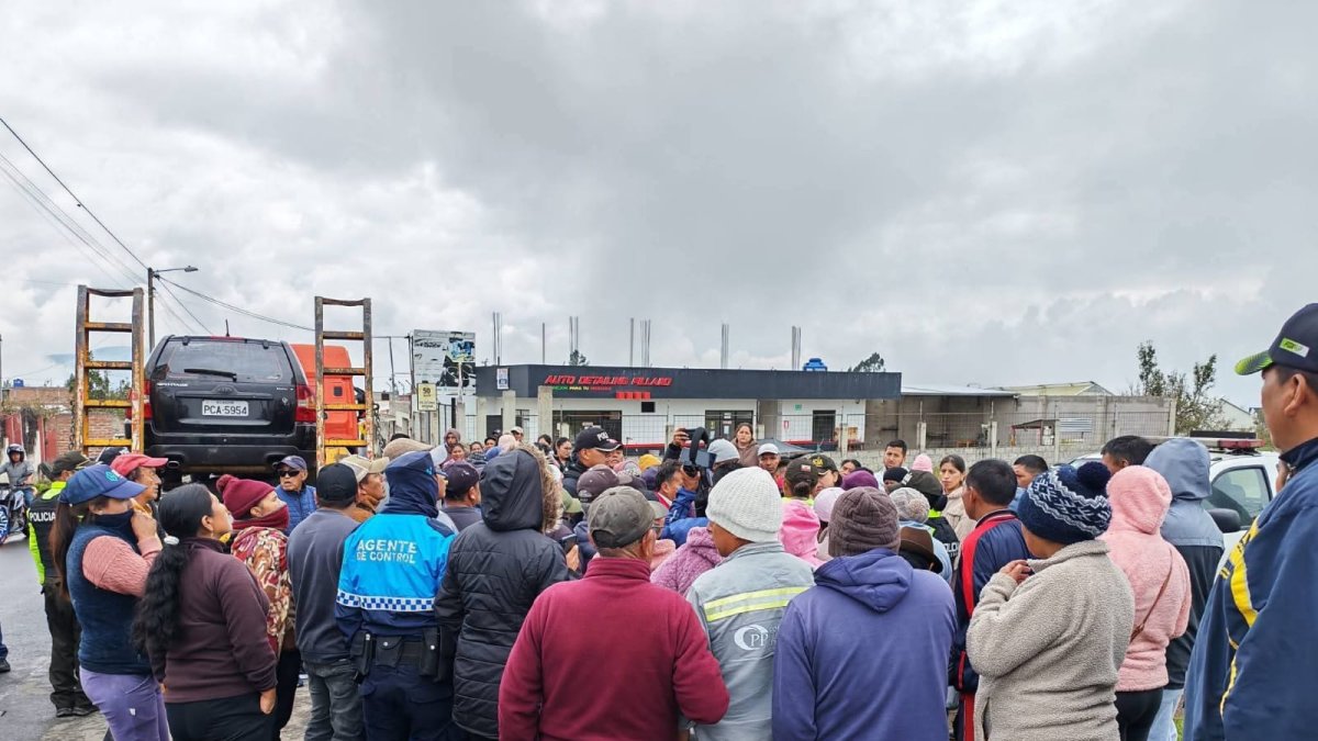 La comunidad de Patate se activó con la alarma y colaboró en la captura de varios sospechosos.