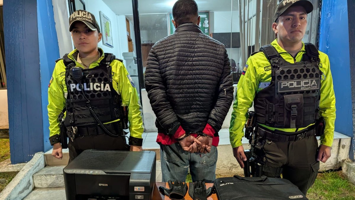 El sujeto tiene un antecedente penal por violación, en el 2009.