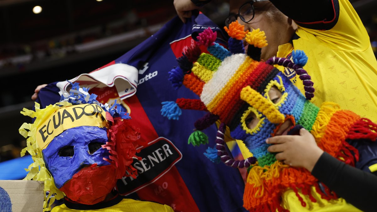 Aficionados de Ecuador que estarán presentes ante Países Bajos.