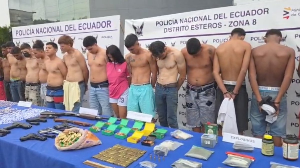 Los sospechosos serán presentados ante las autoridades judiciales competentes.