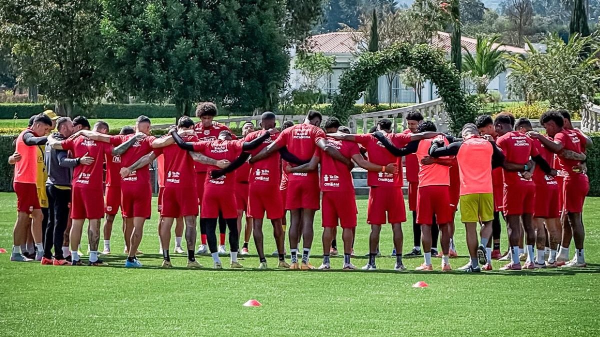 Barcelona SC entrena en Quito antes de jugar Copa Libertadores.