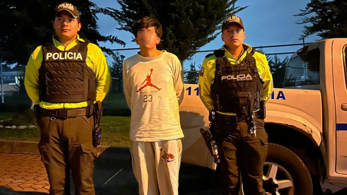 El muchacho fue detenido como sospechoso de un hombre, de 29 años, en Rancho Alto.