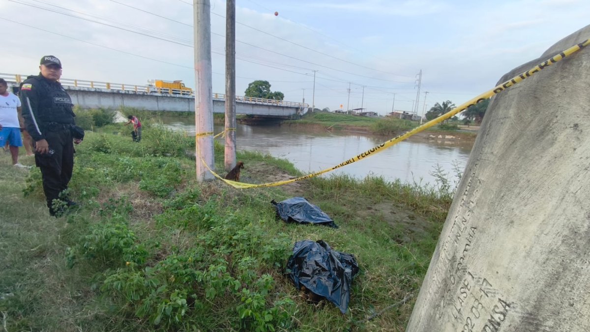 Dos hombres fueron abandonados cerca del paso lateral de la localidad.