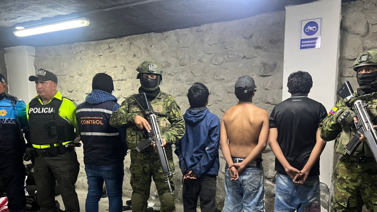 Los menores de edad dijeron pertenecer a Los Lobos