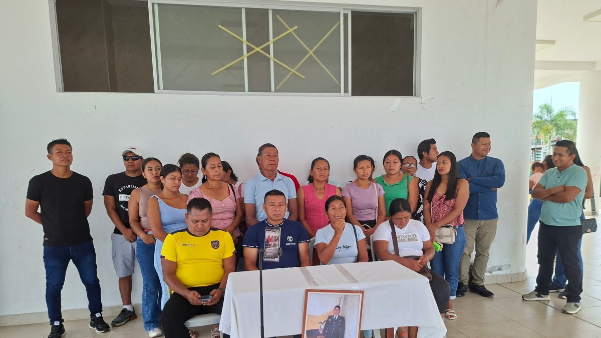 Los familiares del sargento Luis Grefa, desaparecido en el río Santiago en Morona, esperan en algún momento poder encontrar el cuerpo.