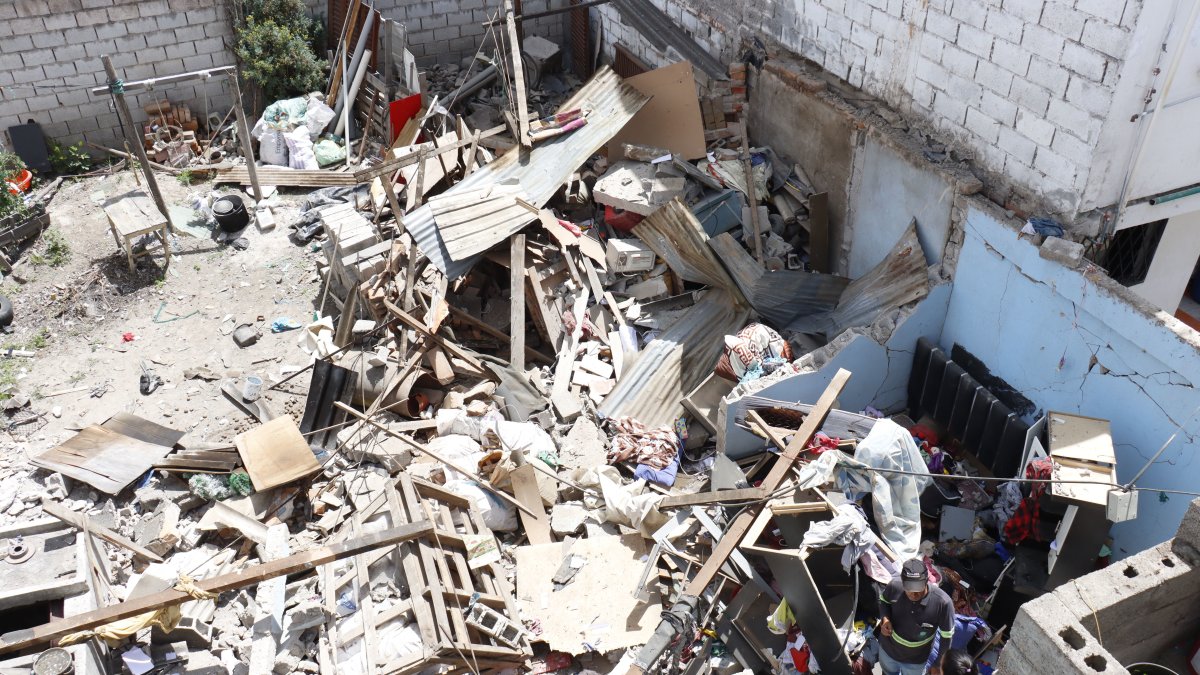 La emergencia fue reportada al Cuerpo de Bomberos de Quito.