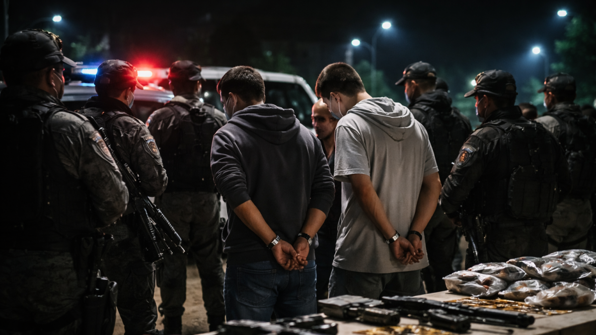 Operativos nocturnos permitieron la detención de personas vinculadas al crimen.