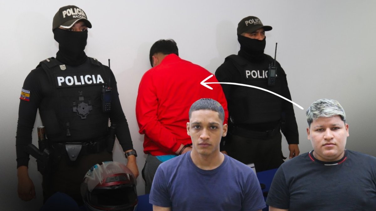 Josué Alexander Sánchez Mejillones fue capturado con dos armas y municiones. El abatido fue idenficado como Justin Beth Espinoza Echeverry.