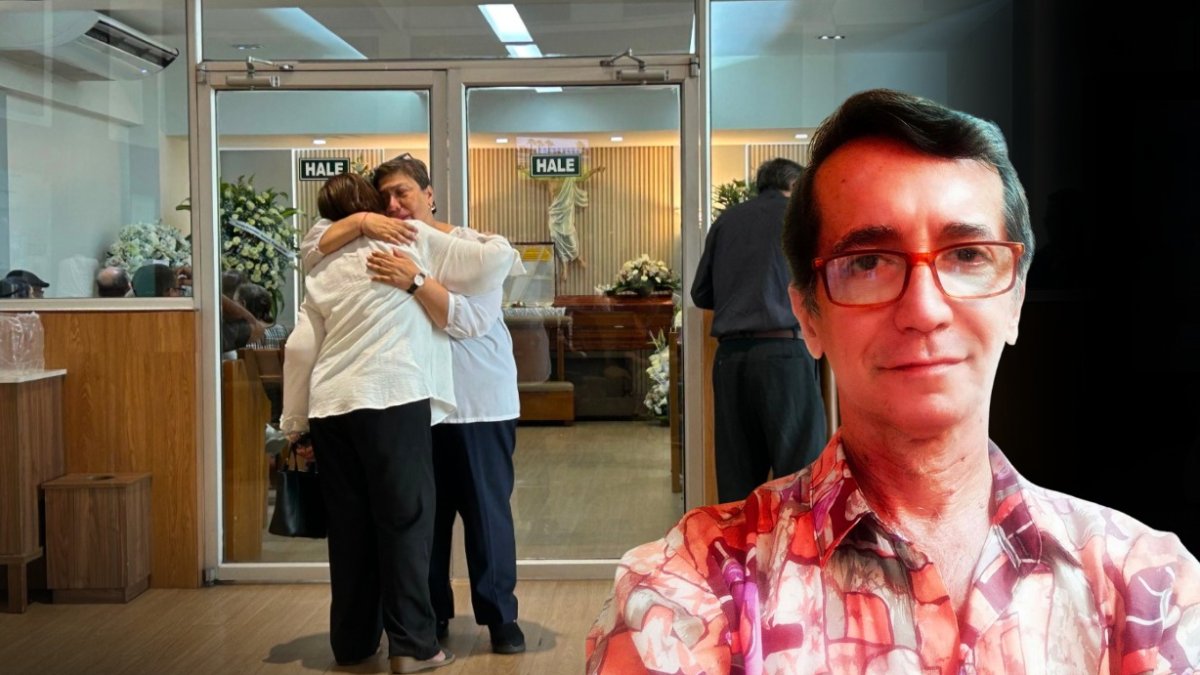 Los restos del comunicador fueron velados en el Parque de la Paz de la Alborada.