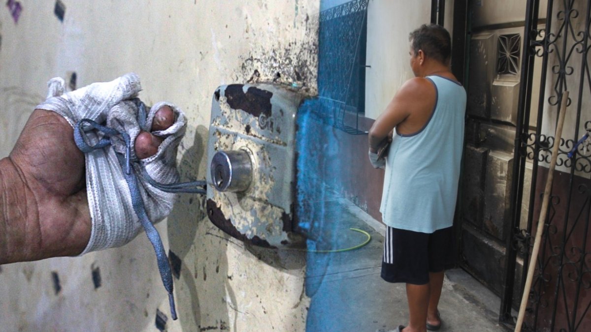 El afectado relató los momentos de angustia que vivió la noche del jueves.