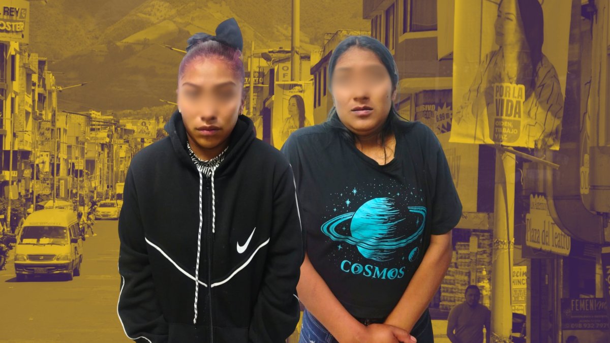 Las mujeres fueron llevadas a la Unidad de Flagrancia por el delito de hurto.