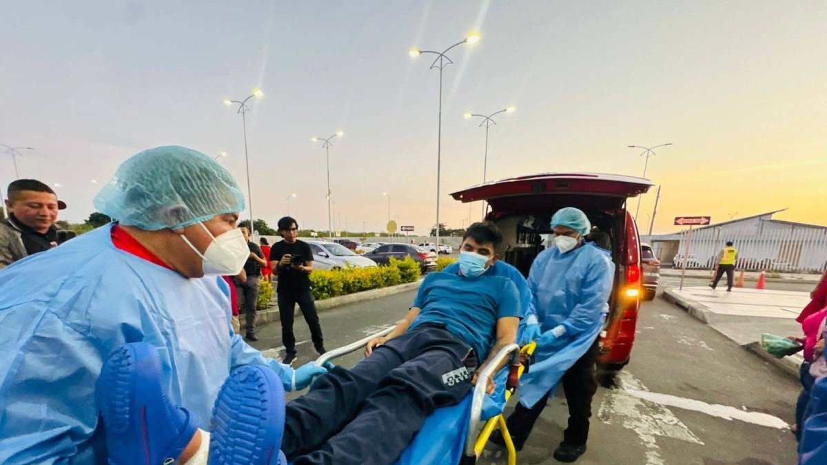 Jordy Flores fue trasladado al Hospital Rodríguez Zambrano por una infección.