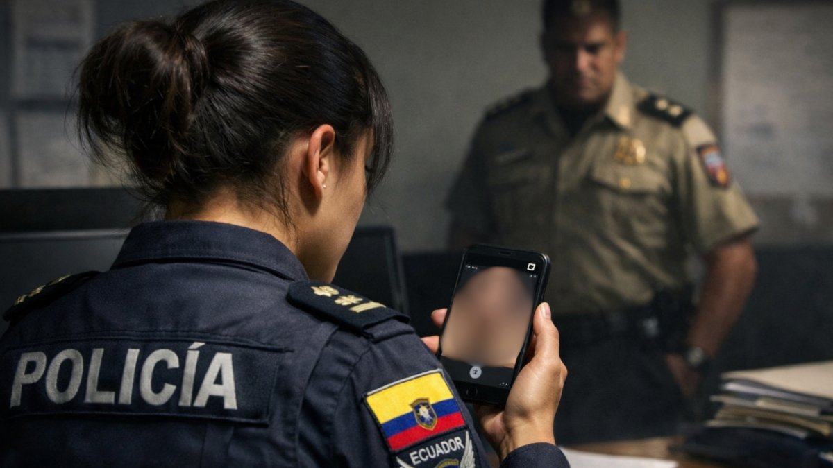 La afectada contó que el implicado le envió una imagen de sus partes íntimas. (Imagen generada por ChatGPT)