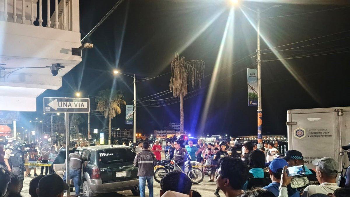 El crimen del turista guayaquileño se produjo en el malecón de Salinas cuando se aprestaba a abordar el vehículo donde se movilizaba