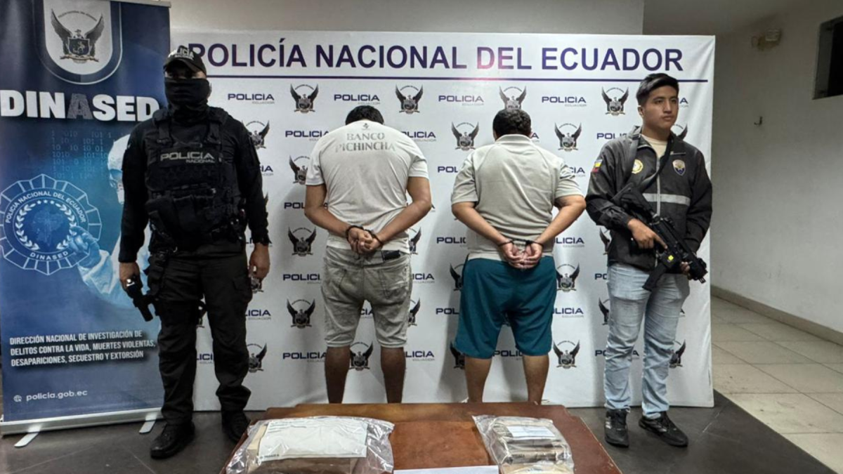 Los implicados fueron presentados ante las autoridades judiciales competentes.