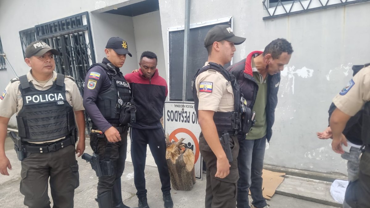 Christian Diablito Lara fue detenido junto a otros tres sujetos en el sur de Quito.