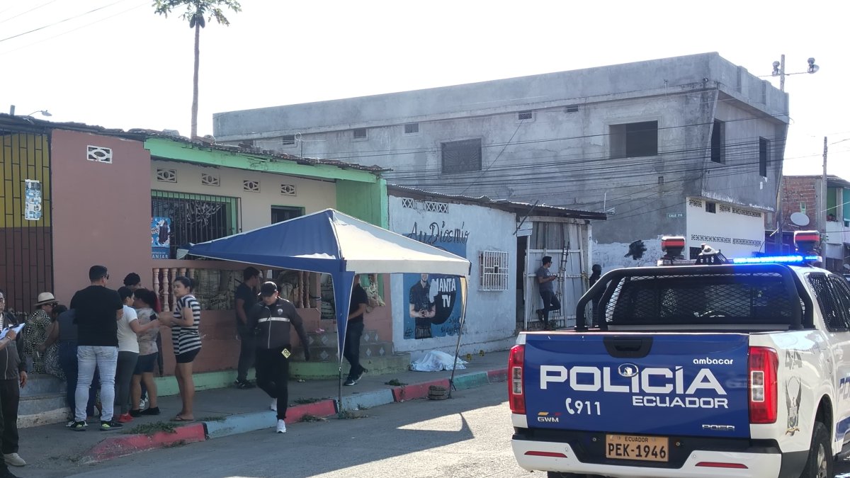 En el barrio Santa Clara de Manta fue asesinado Pedro José García.