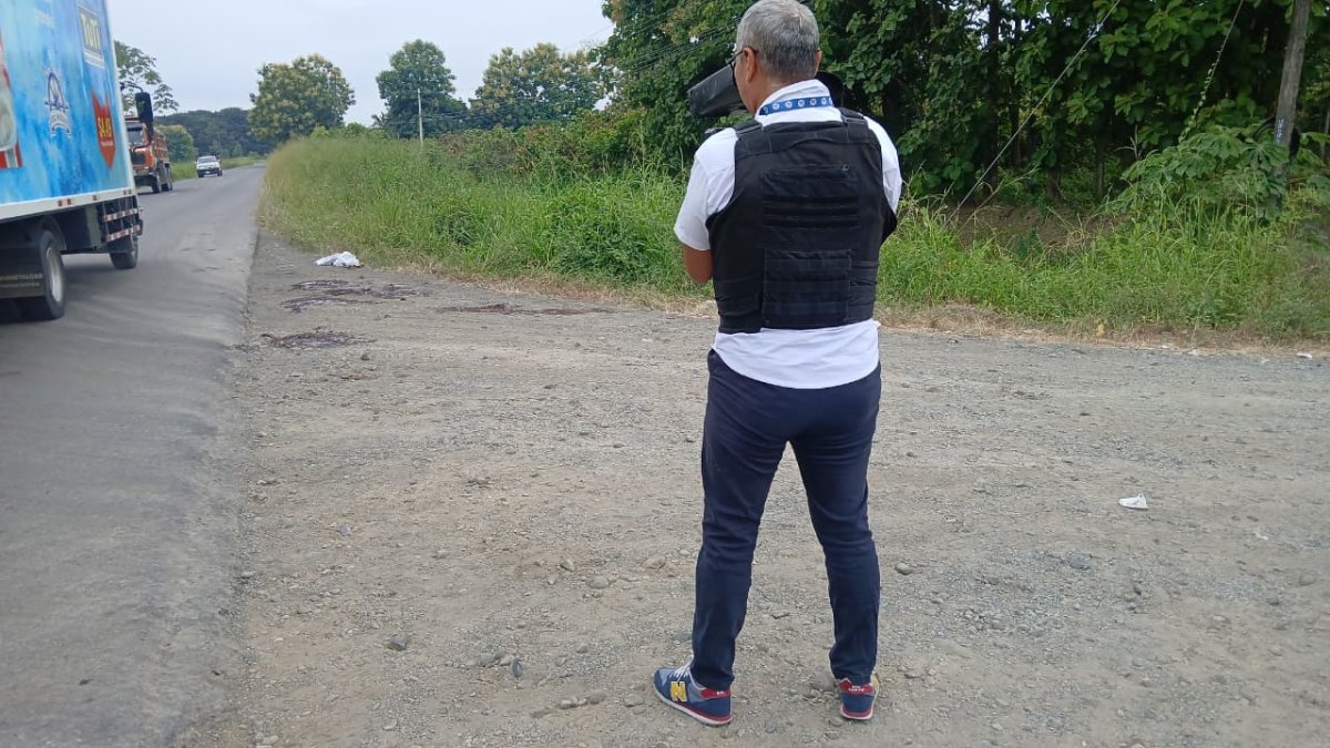 En este lugar fueron encontrados los cinco cadáveres.