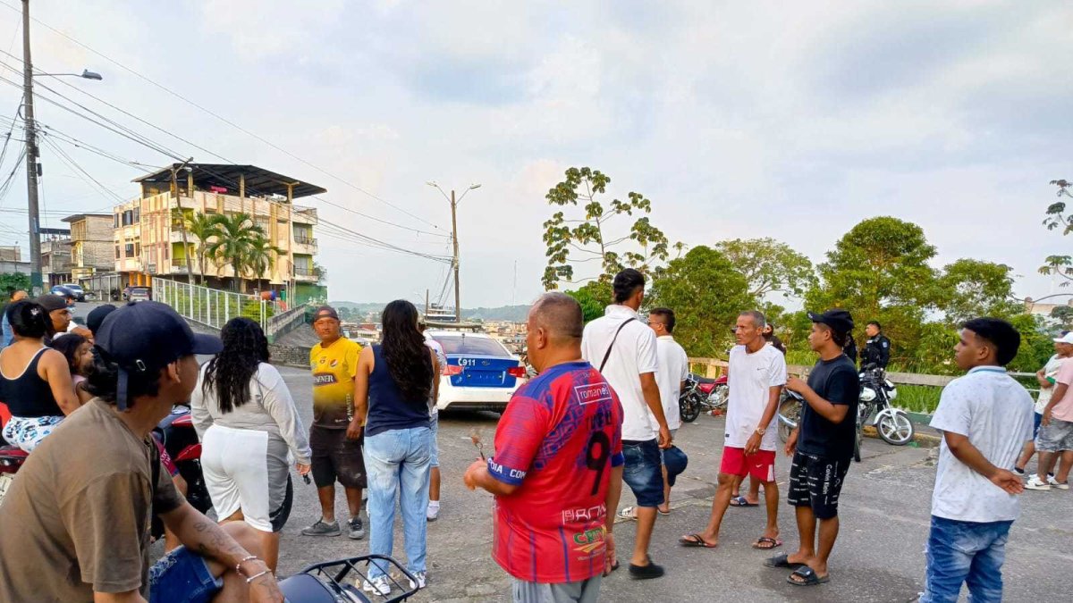 Los moradores se alarmaron por la ráfaga de plomo que escucharon.