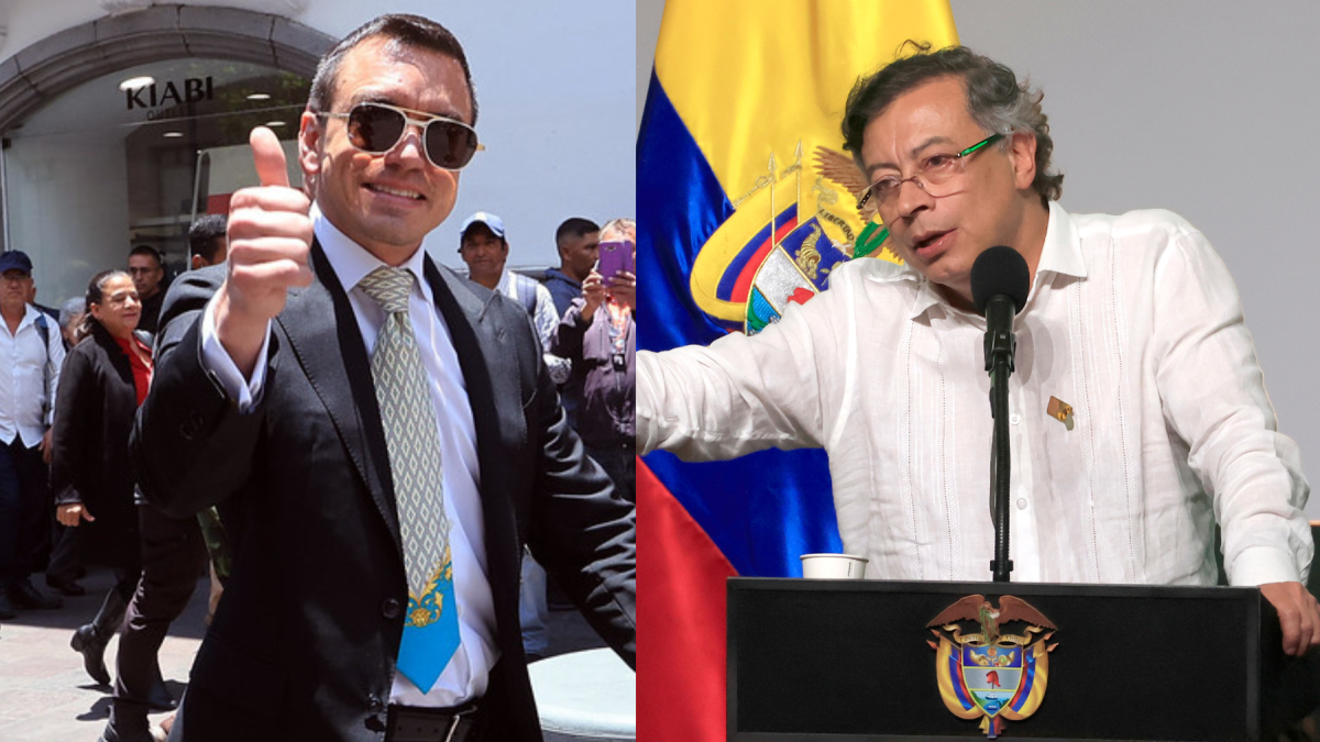 Daniel Noboa y Gustavo Petro en el centro de una creciente tensión diplomática tras el aumento de aranceles entre Ecuador y Colombia.