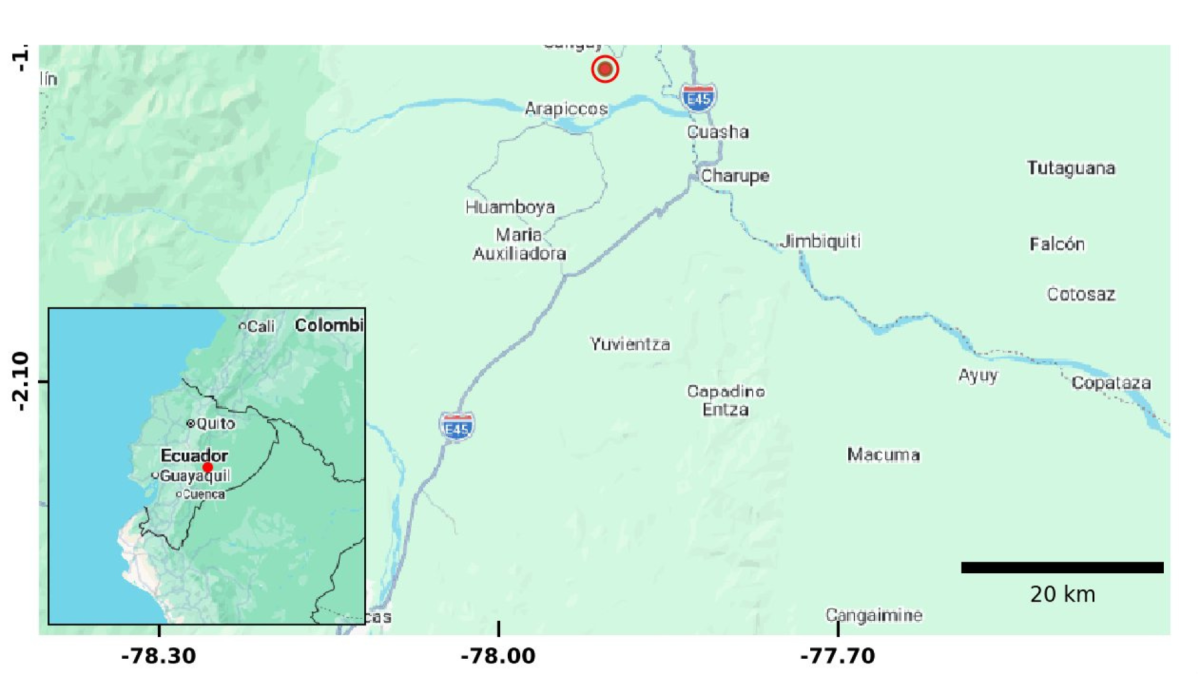 Temblor hoy en Ecuador: detalles del sismo en la Amazonía, el 10 de abril.