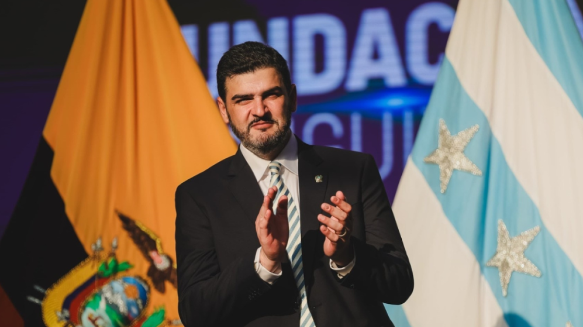 Aquiles Álvarez, alcalde de Guayaquil, en una fotografía de archivo.