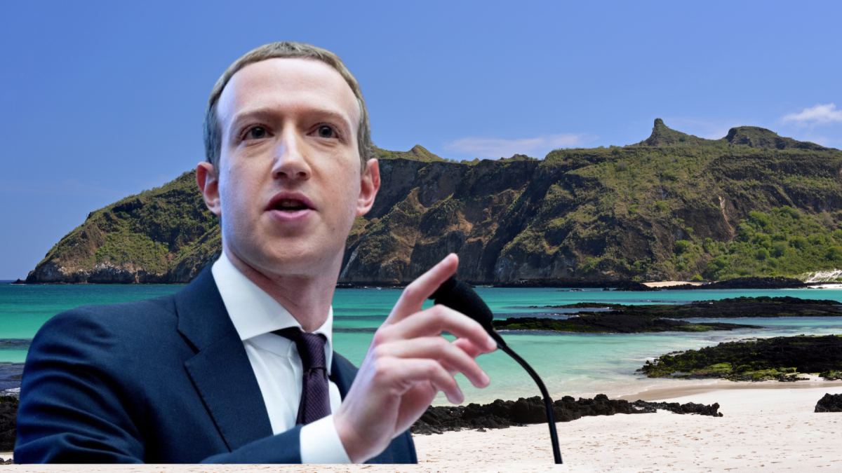 Mark Zuckerberg fue captado durante su visita a las Islas Galápagos.