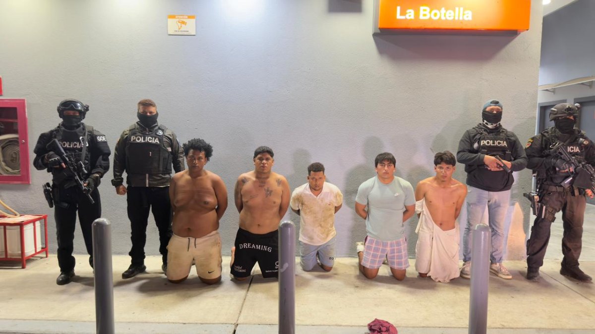 Los detenidos fueron puestos a órdenes de la justicia.