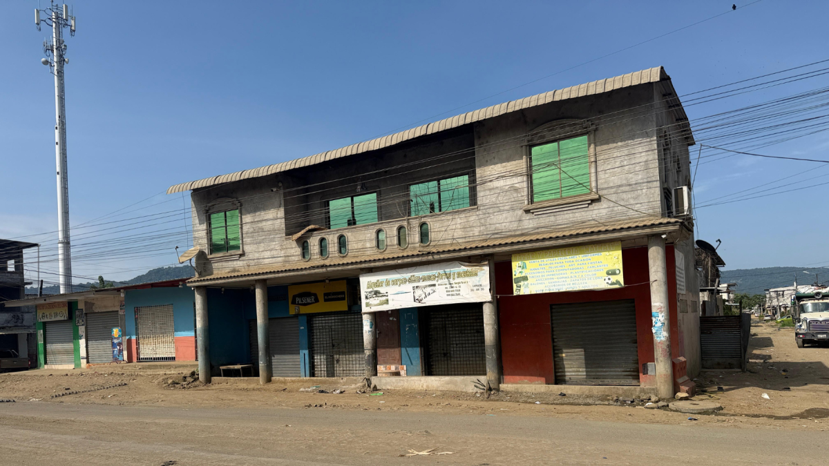 El local donde se encontró el objeto está ubicado en la cooperativa Sergio Toral.