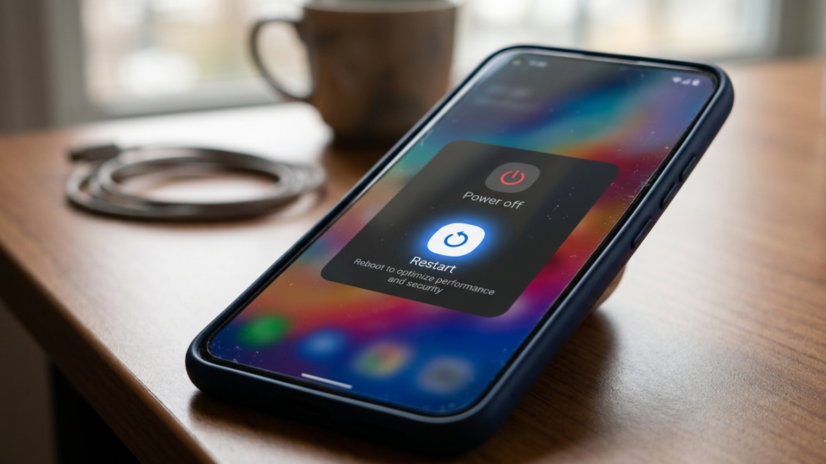 Los expertos recomiendan reiniciar el celular al menos una vez al día