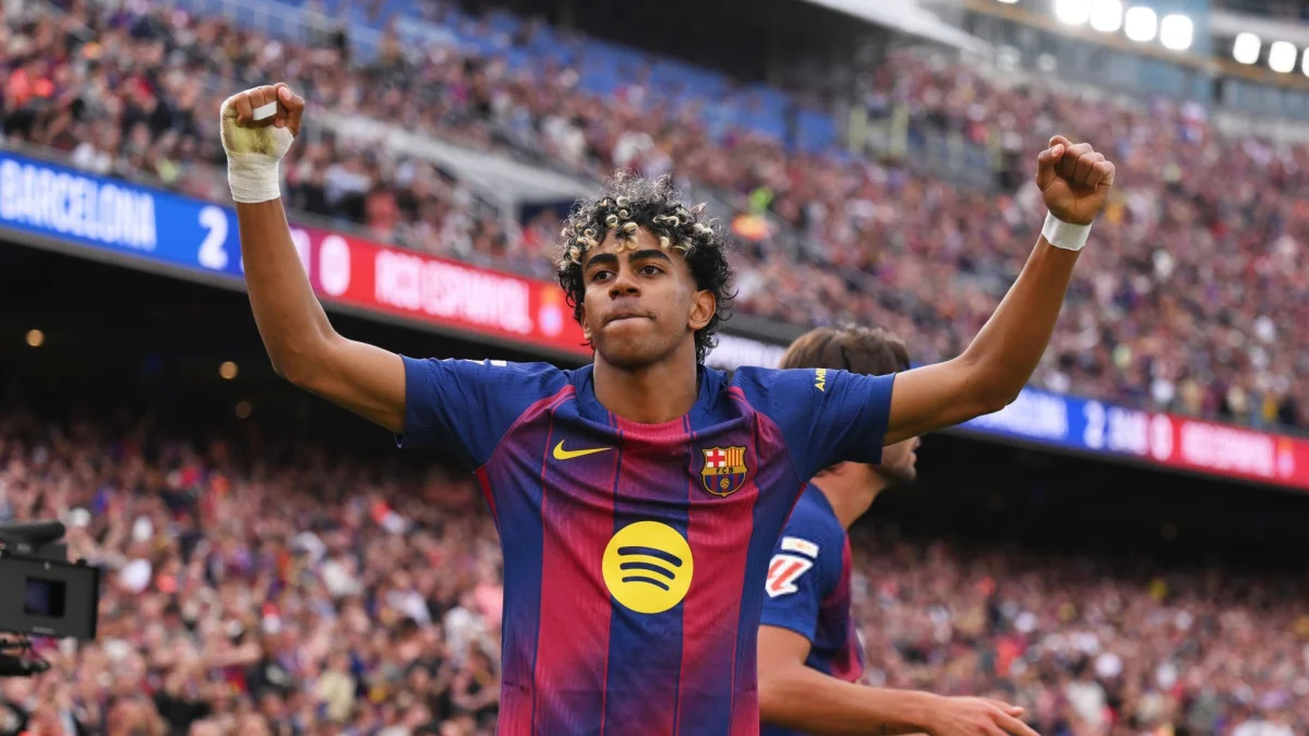 Lamine Yamal, delantero del FC Barcelona.