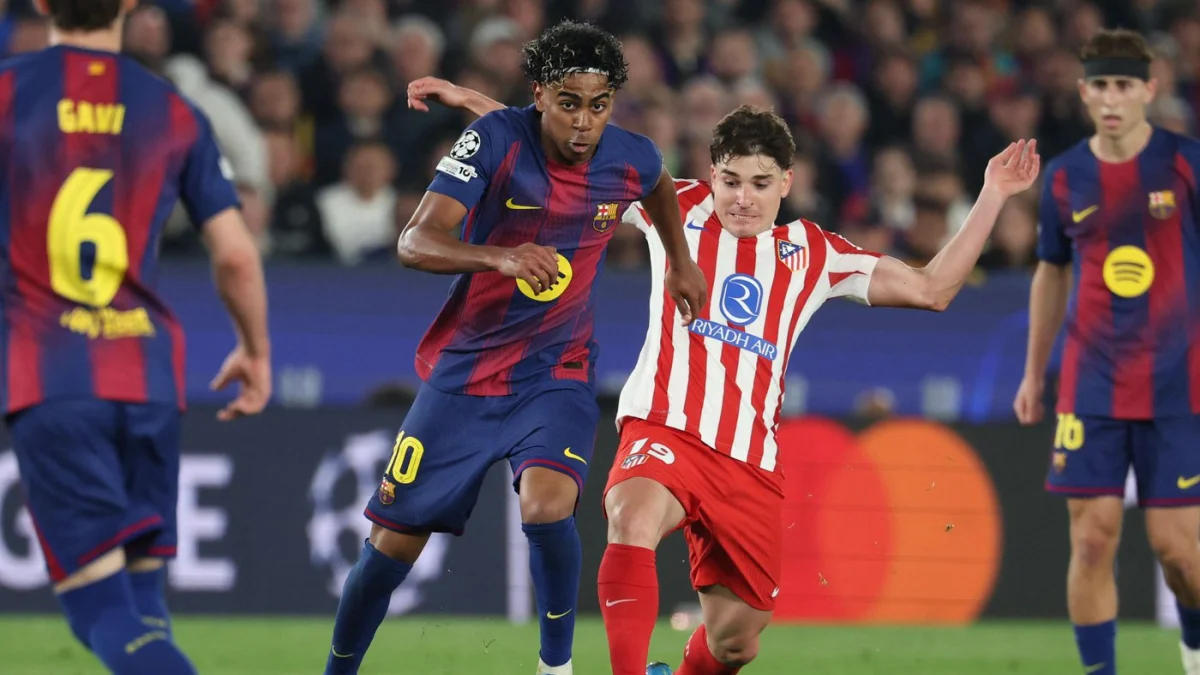 Atlético de Madrid lleva la ventaja de 2-0 ante FC Barcelona en los cuartos de final de la Champions League.