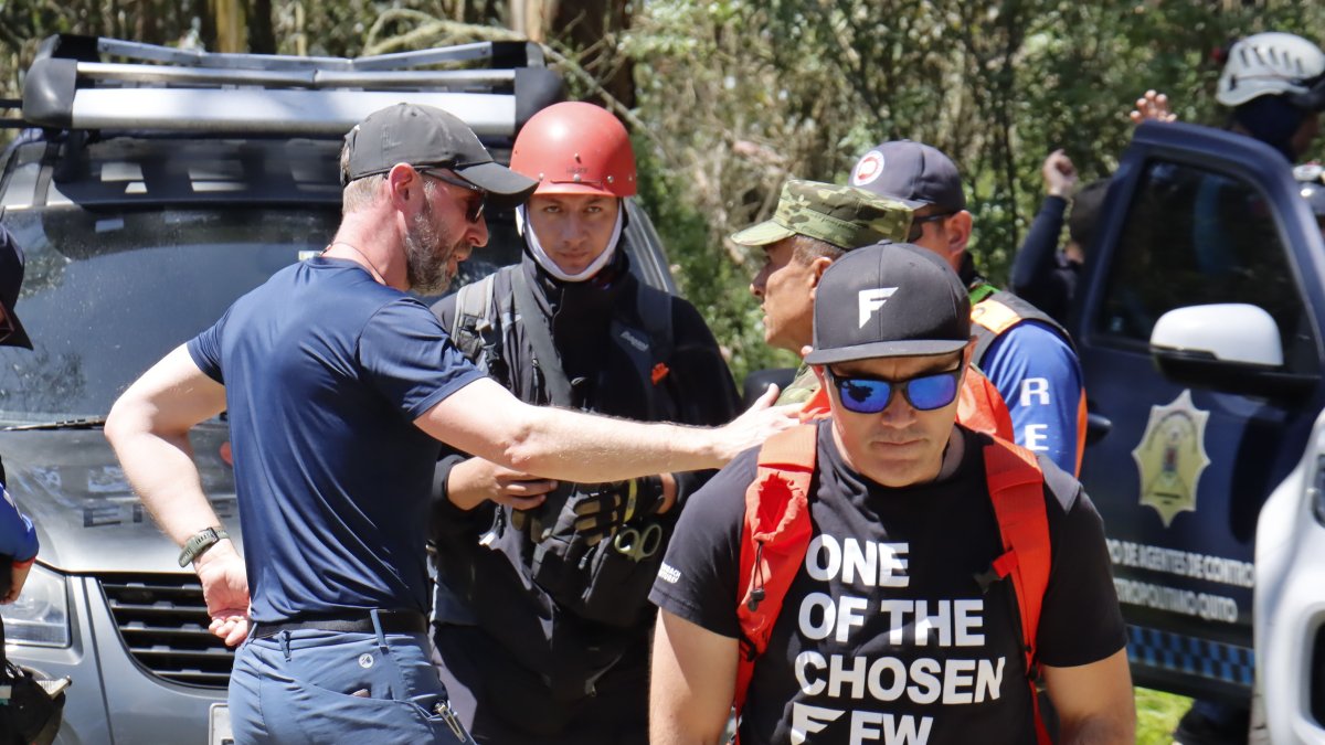 Ayer fue el cuarto día de búsqueda por las zonas que bordean el área en la que el extranjero fue grabado por una cámara.