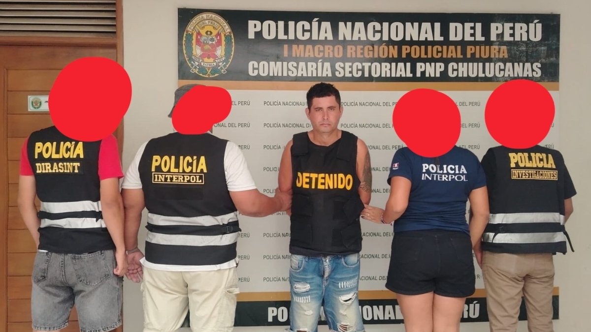 El sujeto fue capturado en el vecino país de Perú.