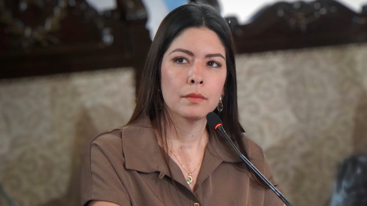 Tatiana Coronel, alcaldesa subrogante de Guayaquil.
