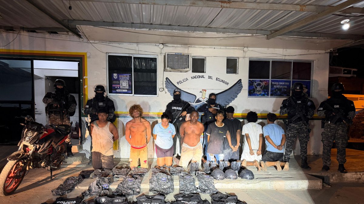 Los detenidos fueron puestos a órdenes de las autoridades judiciales.