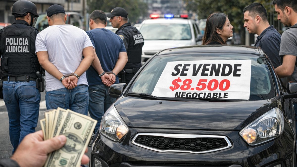 Cuatro personas, entre ellas, una mujer, fueron detenidos luego de un operativo.