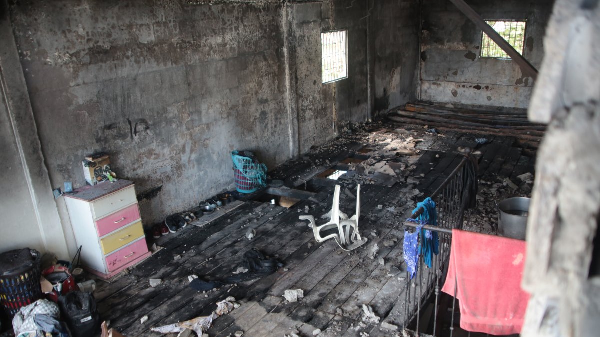 El incendio  que se habría originado alrededor de las 00:10 y dejó una víctima mortal.