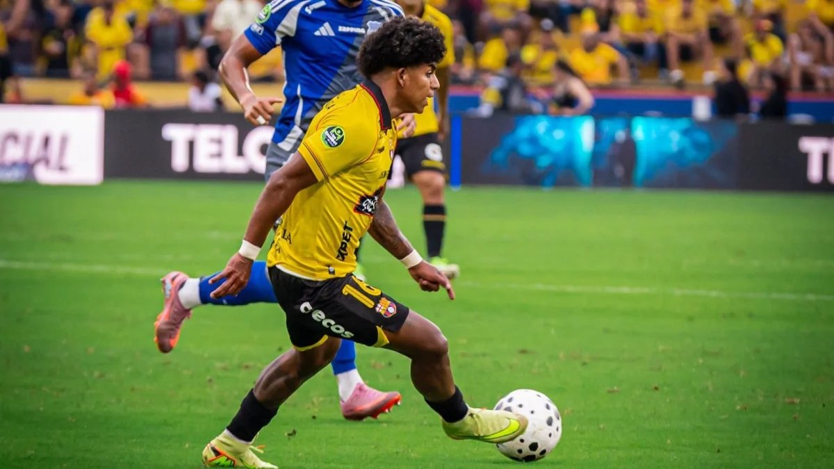 Luis Cano, jugador de Barcelona SC para a temporada 2026.