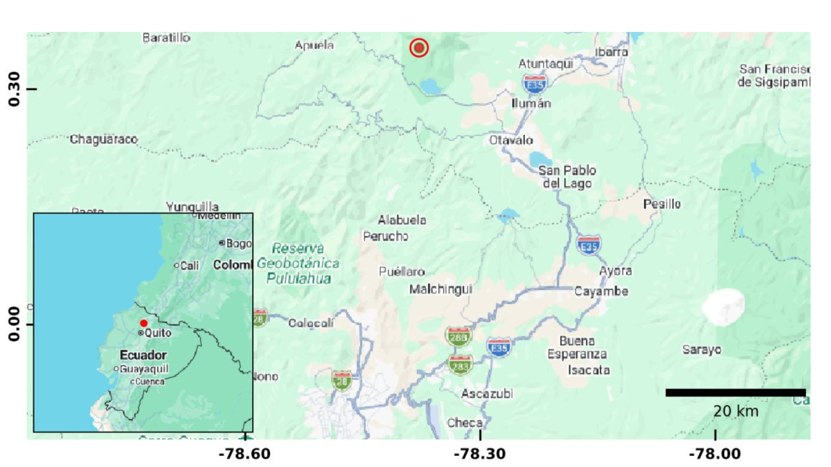 Sismo en Ecuador hoy: el reporte gráfico del IG.