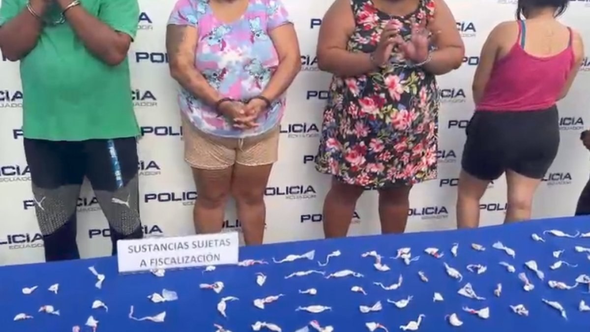 Los adultos fueron aprehendidos y la menor aislada.