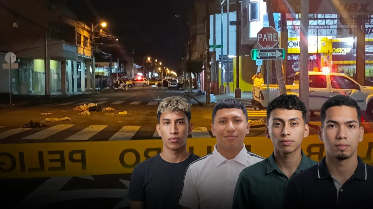 Estas son cuatro de las cinco personas que fallecieron en el ataque armado. Una de las víctimas era de nacionalidad venezolana.