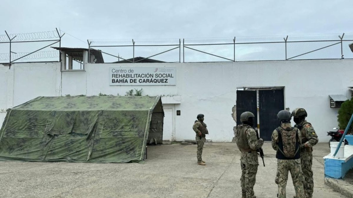 Este martes asesinaron a un agente penitenciario de la cárcel de Bahía de Caráquez, en el cantón Sucre, norte de Manabí