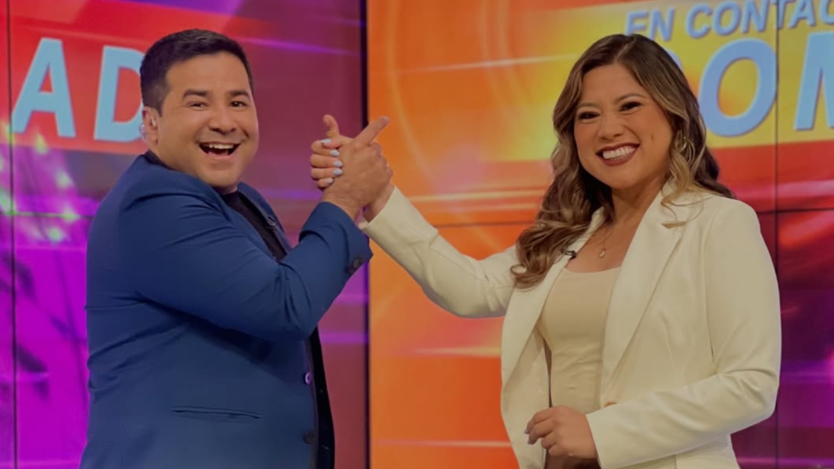 Vanessa Robles se suma a En Contacto, como parte del segmento de noticias de comunidad, junto a Henry Bustamante