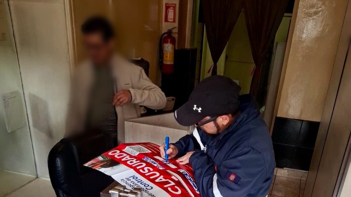 El sitio fue clausurado por temas administrativos.