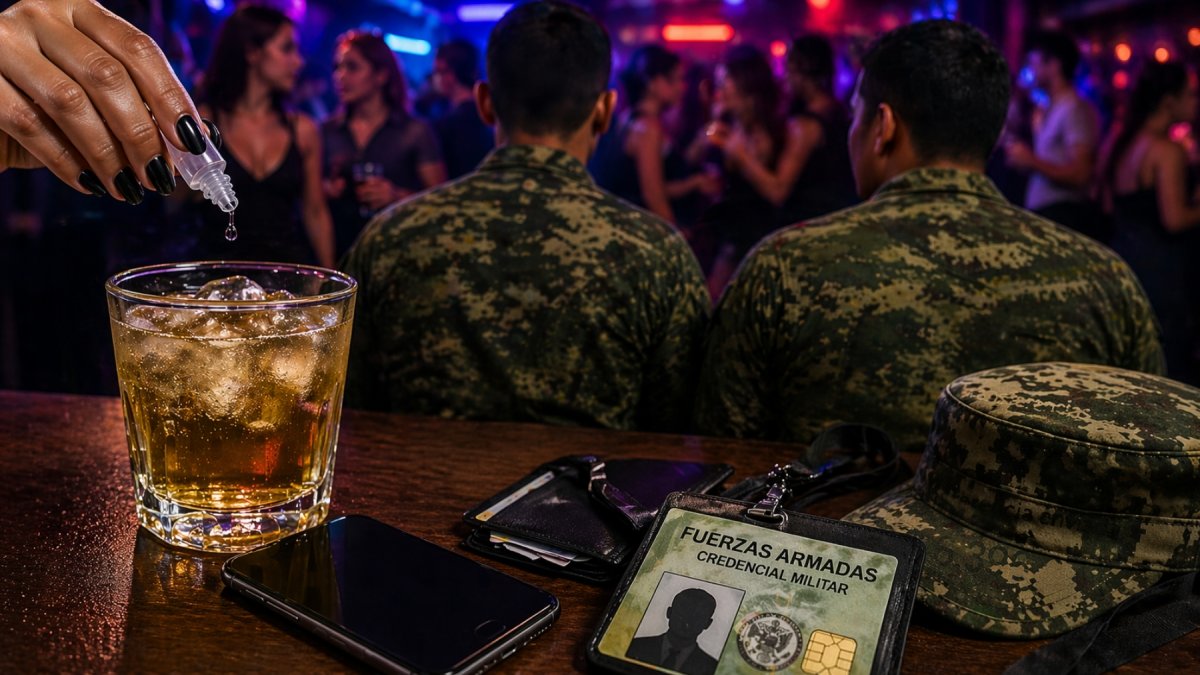 Los militares habrían salido de una discoteca con unas mujeres antes de ser escopolaminados.