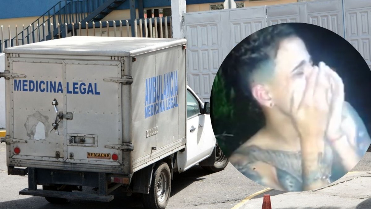 Ambos chicos fueron captados en sus momentos de angustia máxima.