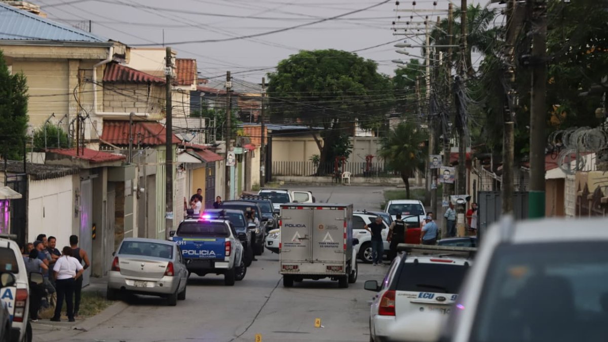 El hecho violento se registró en este sector de Guayaquil.